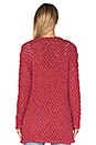view 4 of 5 KNITZ Mulberry Cardigan in Cranberry