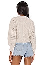 view 4 of 4 Amaryllis Cropped Cardigan in Wheat