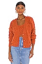 view 1 of 4 Florentina Button Down Cardigan in Ginger