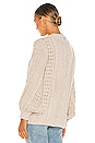 view 4 of 5 Amaryllis Button Down Cardigan in Wheat