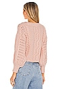 view 3 of 4 Amaryllis Cropped Cardigan in Pink