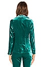 view 4 of 5 Viva Velvet Blazer in Emerald