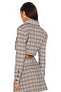 view 3 of 4 Kym Crop Blazer in Grey