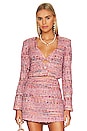 view 1 of 5 Dionne Cropped Blazer in Pink