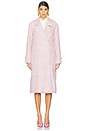 view 2 of 5 Strawberry Cream Tweed Coat in Pink