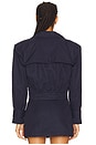 view 3 of 4 Oversized Jacket in Navy