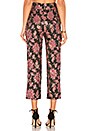 view 3 of 4 Luella Cigarette Pant in Metallic Jacquard