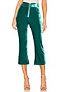 view 1 of 4 Viva Velvet Pant in Emerald
