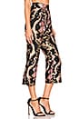 view 2 of 4 Brocade Flared Pant in Black Floral