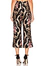 view 4 of 4 Brocade Flared Pant in Black Floral