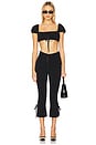 view 5 of 6 Cindy Capri Pant in Black
