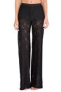 view 1 of 4 PANTALONES DE ENCAJE FEMME FATALE in Black