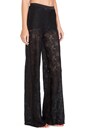 view 2 of 4 PANTALONES DE ENCAJE FEMME FATALE in Black