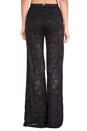 view 3 of 4 PANTALONES DE ENCAJE FEMME FATALE in Black