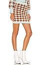 view 2 of 4 Cher Houndstooth Mini Skirt in Toffee