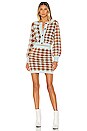 view 4 of 4 Cher Houndstooth Mini Skirt in Toffee