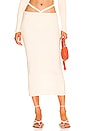 view 1 of 4 Mono Midi Skirt in Ivory