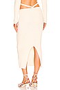 view 3 of 4 Mono Midi Skirt in Ivory