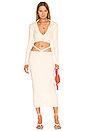 view 4 of 4 Mono Midi Skirt in Ivory