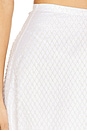 view 6 of 6 Glitter Grid Mini Skirt in White
