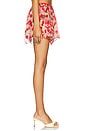 view 3 of 6 Ambrosia Mini Skirt in Red
