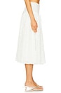 view 3 of 6 Daisy Lace Midi Skirt in White