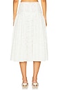 view 4 of 6 Daisy Lace Midi Skirt in White