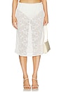 view 1 of 6 Betty Bouquet Coverup Midi Skirt in Natural