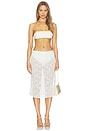 view 5 of 6 Betty Bouquet Coverup Midi Skirt in Natural