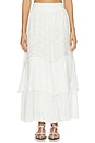 view 1 of 6 Lou Maxi Skirt in White