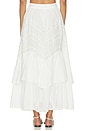 view 4 of 6 Lou Maxi Skirt in White