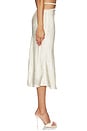 view 2 of 6 JUPE MIDI ADRIFT SATIN in Cream