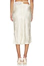 view 4 of 6 JUPE MIDI ADRIFT SATIN in Cream