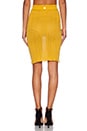 view 3 of 4 Lemon Drop Pencil Skirt in Lemon