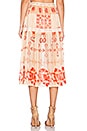 view 3 of 4 Barcelona Midi Skirt in Creme