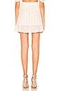 view 3 of 4 Hermosa Eyelet Mini Skirt in White
