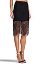 view 2 of 7 Grace Lace Skirt in Black