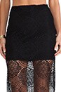 view 4 of 7 Grace Lace Skirt in Black