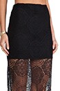view 5 of 7 Grace Lace Skirt in Black