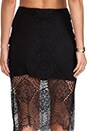 view 6 of 7 Grace Lace Skirt in Black