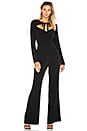 view 1 of 3 JUMPSUIT PIERNA ANCHA in Black