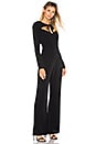 view 2 of 3 JUMPSUIT PIERNA ANCHA in Black