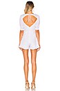 view 3 of 3 x REVOLVE Ruffled Romper in White