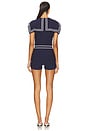 view 3 of 3 Naomi Knit Romper in Navy