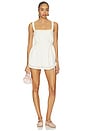 view 1 of 3 Leah Cotton Romper in Cream