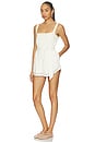 view 2 of 3 Leah Cotton Romper in Cream