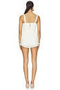 view 3 of 3 Leah Cotton Romper in Cream