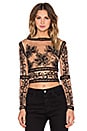 view 1 of 3 TOP CROPPED DESERT NIGHTS in Black