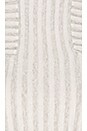 view 4 of 4 TOP CROPPED SWITCH STRIPE in Grey Stripe