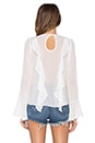 view 3 of 3 Eva Blouse in White